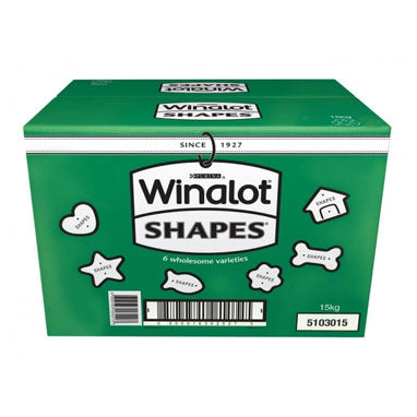 Winalot Shapes Dog Biscuits 15kg - NWT FM SOLUTIONS - YOUR CATERING WHOLESALER