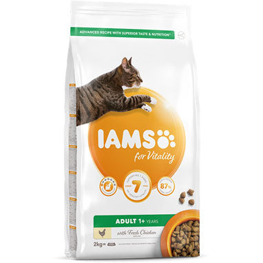 IAMS for Vitality Adult Cat Food Fresh Chicken 2kg - NWT FM SOLUTIONS - YOUR CATERING WHOLESALER