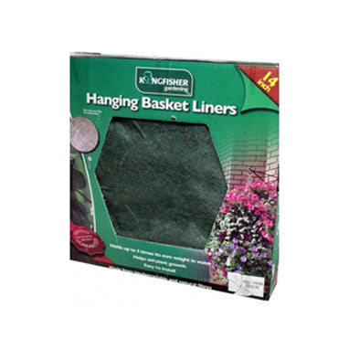 Kingfisher 14inch Hanging Basket Liner - NWT FM SOLUTIONS - YOUR CATERING WHOLESALER