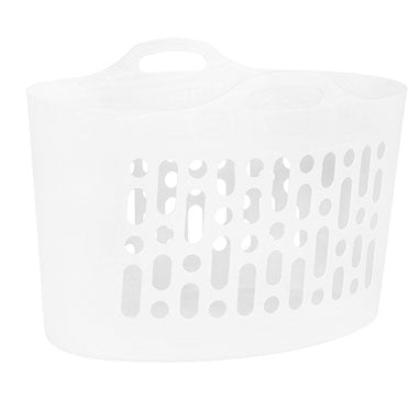 Wham Ice White Flexi-Store Laundry Basket 8 Litre - NWT FM SOLUTIONS - YOUR CATERING WHOLESALER
