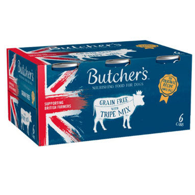 Butcher's Tripe Dog Food Tins 6x400g - NWT FM SOLUTIONS - YOUR CATERING WHOLESALER