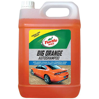 Turtle Wax Streak Free Big Orange Shampoo 5 Litre - NWT FM SOLUTIONS - YOUR CATERING WHOLESALER