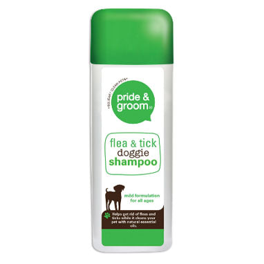 Pride & Groom Flea & Tick Shampoo 300ml - NWT FM SOLUTIONS - YOUR CATERING WHOLESALER