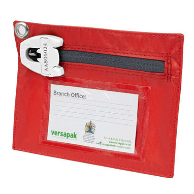 Versapak Small Key Pouch 190x140mm RED (KF1) - NWT FM SOLUTIONS - YOUR CATERING WHOLESALER