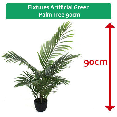 Fixtures Artificial Green Palm Tree 90cm - NWT FM SOLUTIONS - YOUR CATERING WHOLESALER