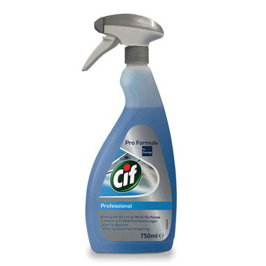 Cif Pro Formula Glass & Multi Surface Cleaner 750ml