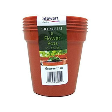 Stewart Flower Pot Pack 5x5inch/12.5cm Set - NWT FM SOLUTIONS - YOUR CATERING WHOLESALER