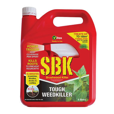 SBK Brushwood Weed Killer Control Clear 4 Litre - NWT FM SOLUTIONS - YOUR CATERING WHOLESALER