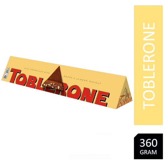 Toblerone Milk Chocolate Large Bar 360g - NWT FM SOLUTIONS - YOUR CATERING WHOLESALER