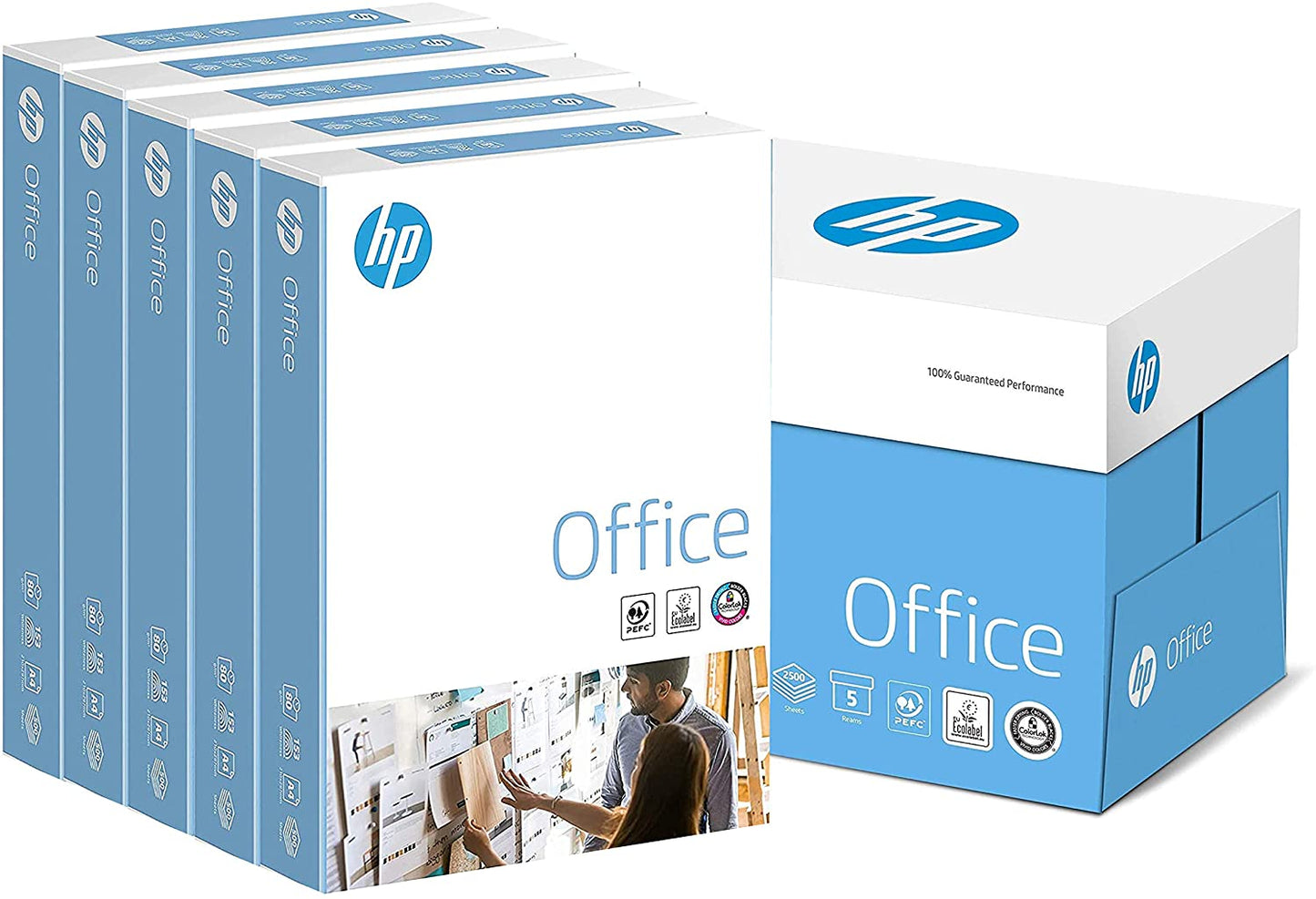 HP Office A4 80gsm White Paper 1 Ream (500 Sheet) - NWT FM SOLUTIONS - YOUR CATERING WHOLESALER