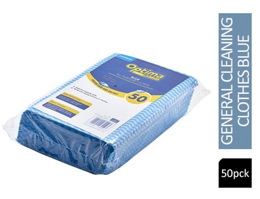 Janit-X Multi Purpose 35gsm Non Woven Blue Cloths 50's - NWT FM SOLUTIONS - YOUR CATERING WHOLESALER