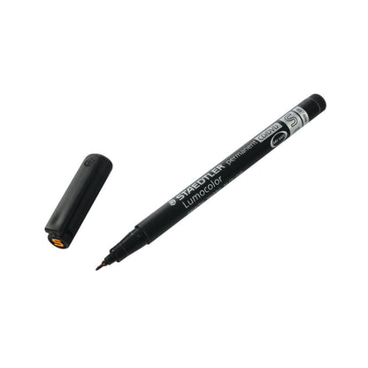 Staedtler Lumocolor CD/DVD Black Marker Pen 0.4mm Line Pack 10's