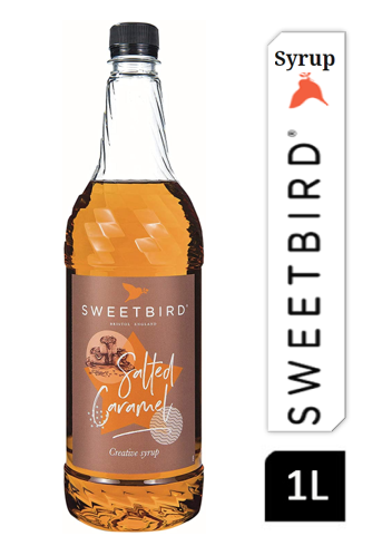 Sweetbird Salted Caramel Coffee Syrup 1litre (Plastic) - NWT FM SOLUTIONS - YOUR CATERING WHOLESALER