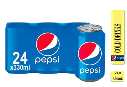 Pepsi Cans 24x330ml - NWT FM SOLUTIONS - YOUR CATERING WHOLESALER
