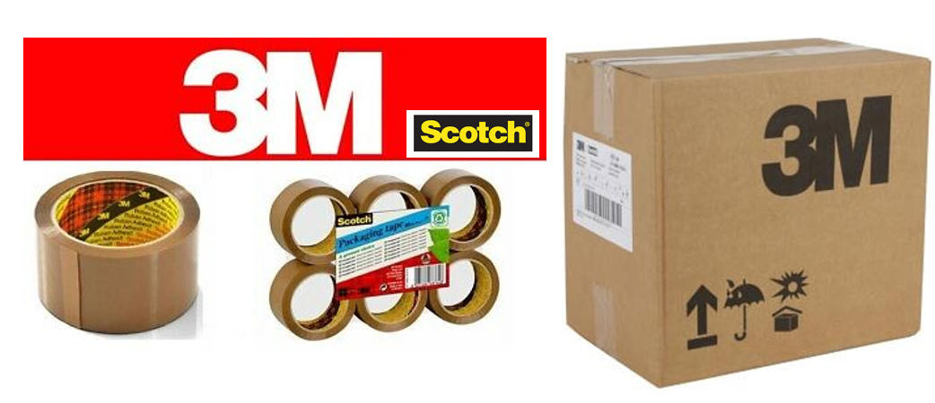 Scotch Buff Packaging Tape 48mmx66m