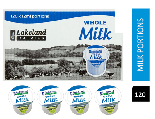 Lakeland Whole Milk (Blue) Jiggers 120's - NWT FM SOLUTIONS - YOUR CATERING WHOLESALER