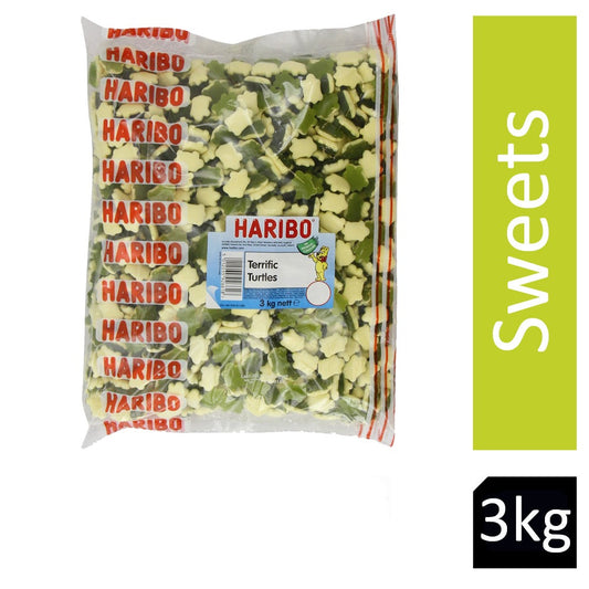 Haribo Terrific Turtles 3kg Bag - NWT FM SOLUTIONS - YOUR CATERING WHOLESALER