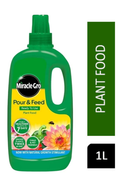 Miracle-Gro Pour & Feed RTU 1 Litre - NWT FM SOLUTIONS - YOUR CATERING WHOLESALER
