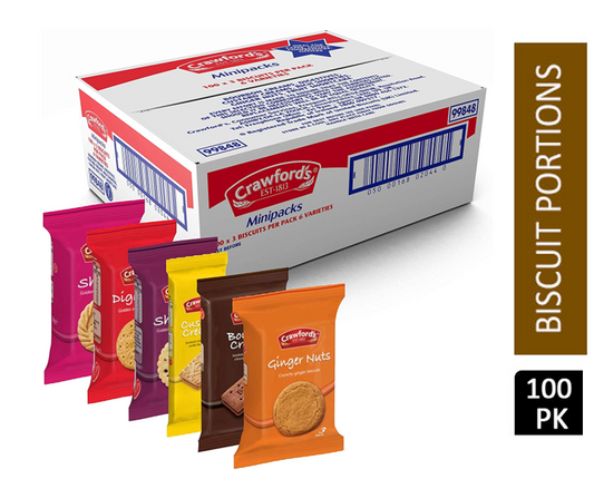 Crawfords Mini Packs 100's - NWT FM SOLUTIONS - YOUR CATERING WHOLESALER