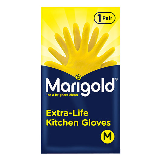 Marigold Medium Kitchen Gloves - NWT FM SOLUTIONS - YOUR CATERING WHOLESALER