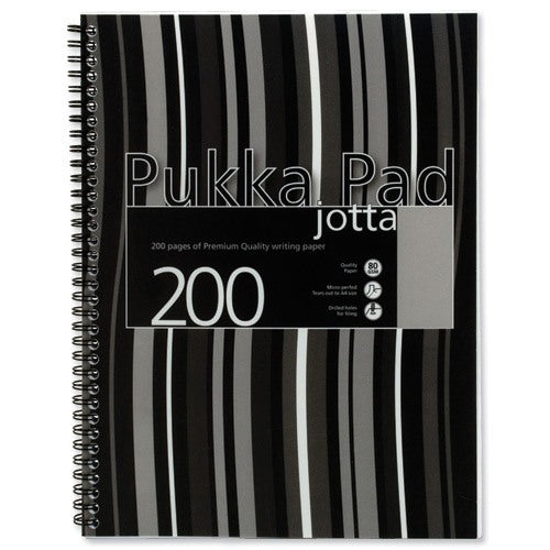 Pukka Pads Black Stripes Jotta A4 Notebook - NWT FM SOLUTIONS - YOUR CATERING WHOLESALER