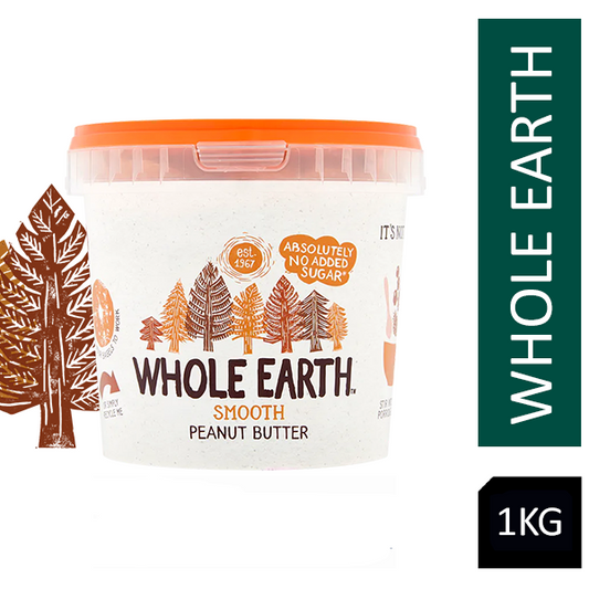 Whole Earth Smooth Peanut Butter 1kg - NWT FM SOLUTIONS - YOUR CATERING WHOLESALER