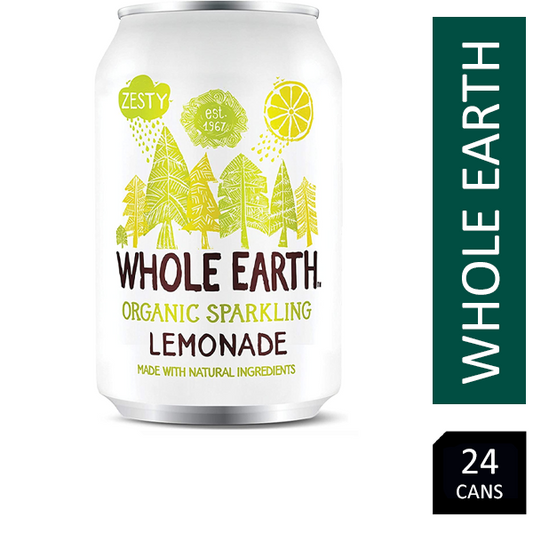 Whole Earth Organic Sparkling Lemonade 24x330ml - NWT FM SOLUTIONS - YOUR CATERING WHOLESALER
