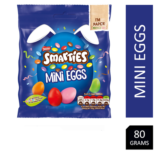Nestle Smarties Mini Eggs 80g - NWT FM SOLUTIONS - YOUR CATERING WHOLESALER