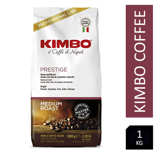 Kimbo Prestige 1kg Italian Coffee Beans - NWT FM SOLUTIONS - YOUR CATERING WHOLESALER