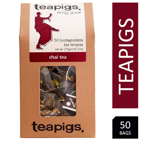 Teapigs Chai Whole Leaf Temple Tea Bags 50's