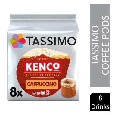 Tassimo Kenco Cappuccino Pods 16's (8 Drinks) - NWT FM SOLUTIONS - YOUR CATERING WHOLESALER