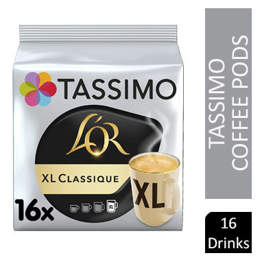 Tassimo L'Or XL Classique Pods 16's - NWT FM SOLUTIONS - YOUR CATERING WHOLESALER