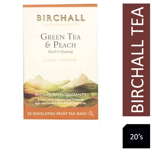 Birchall Green Tea & Peach Prism Envelopes 20's - NWT FM SOLUTIONS - YOUR CATERING WHOLESALER