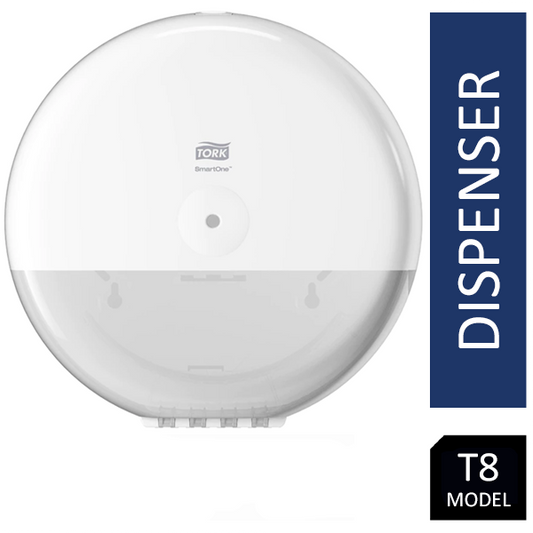 Tork T8 SmartOne White Toilet Paper Dispenser  - NWT FM SOLUTIONS - YOUR CATERING WHOLESALER