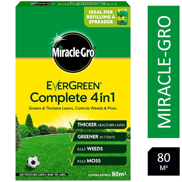 Miracle-Gro Evergreen Complete 4in1 80m2 +25% - NWT FM SOLUTIONS - YOUR CATERING WHOLESALER