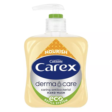 Carex Antibacterial Nourish Handwash 250ml - NWT FM SOLUTIONS - YOUR CATERING WHOLESALER