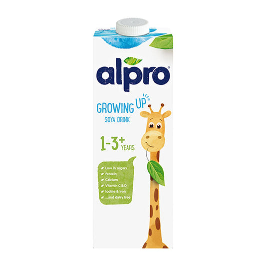 Alpro Growing Up 1-3+ Years Soya Milk 1 Litre - NWT FM SOLUTIONS - YOUR CATERING WHOLESALER