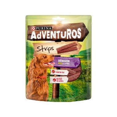 Adventuros Strips Venison Wild 90g - NWT FM SOLUTIONS - YOUR CATERING WHOLESALER