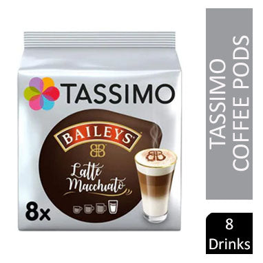 Tassimo Latte Macchiato Baileys Pods 16's (8 Drinks) - NWT FM SOLUTIONS - YOUR CATERING WHOLESALER