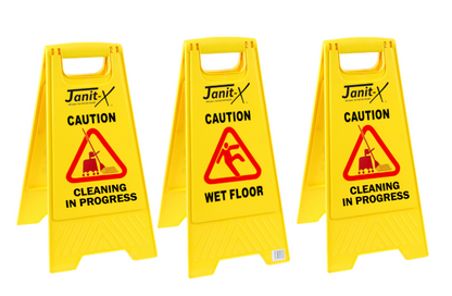 Janit-X Yellow A Frame Wet Floor Sign