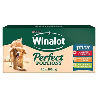 Winalot Perfect Portions in Jelly 40x100g - NWT FM SOLUTIONS - YOUR CATERING WHOLESALER