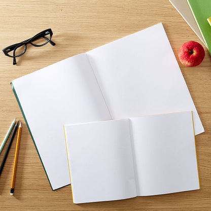 Rhino A4 Plus Exercise Book Yellow Plain 80 page (Pack 50) VDU080-113
