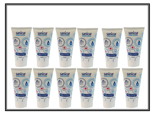 Sanicur Sanitising Hand Gel 50ml - NWT FM SOLUTIONS - YOUR CATERING WHOLESALER