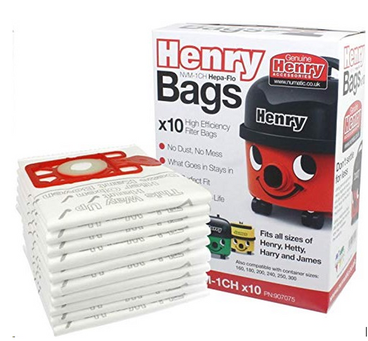 Henry NVM-1CH/907075 HepaFlo Vacuum Bags Pack 10's - NWT FM SOLUTIONS - YOUR CATERING WHOLESALER