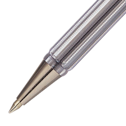 Pentel Superb Ballpoint Pen 0.7mm Tip 0.25mm Line Black (Pack 12) BK77-A