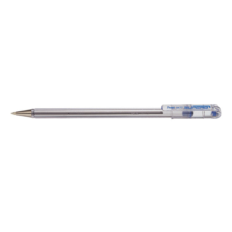 Pentel Superb Ballpoint Pen 0.7mm Tip 0.25mm Line Blue (Pack 12) BK77-C - NWT FM SOLUTIONS - YOUR CATERING WHOLESALER