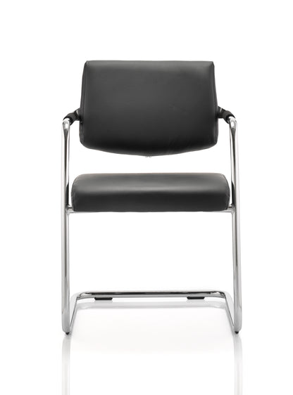 Havanna Visitor Chair Black Leather BR000050