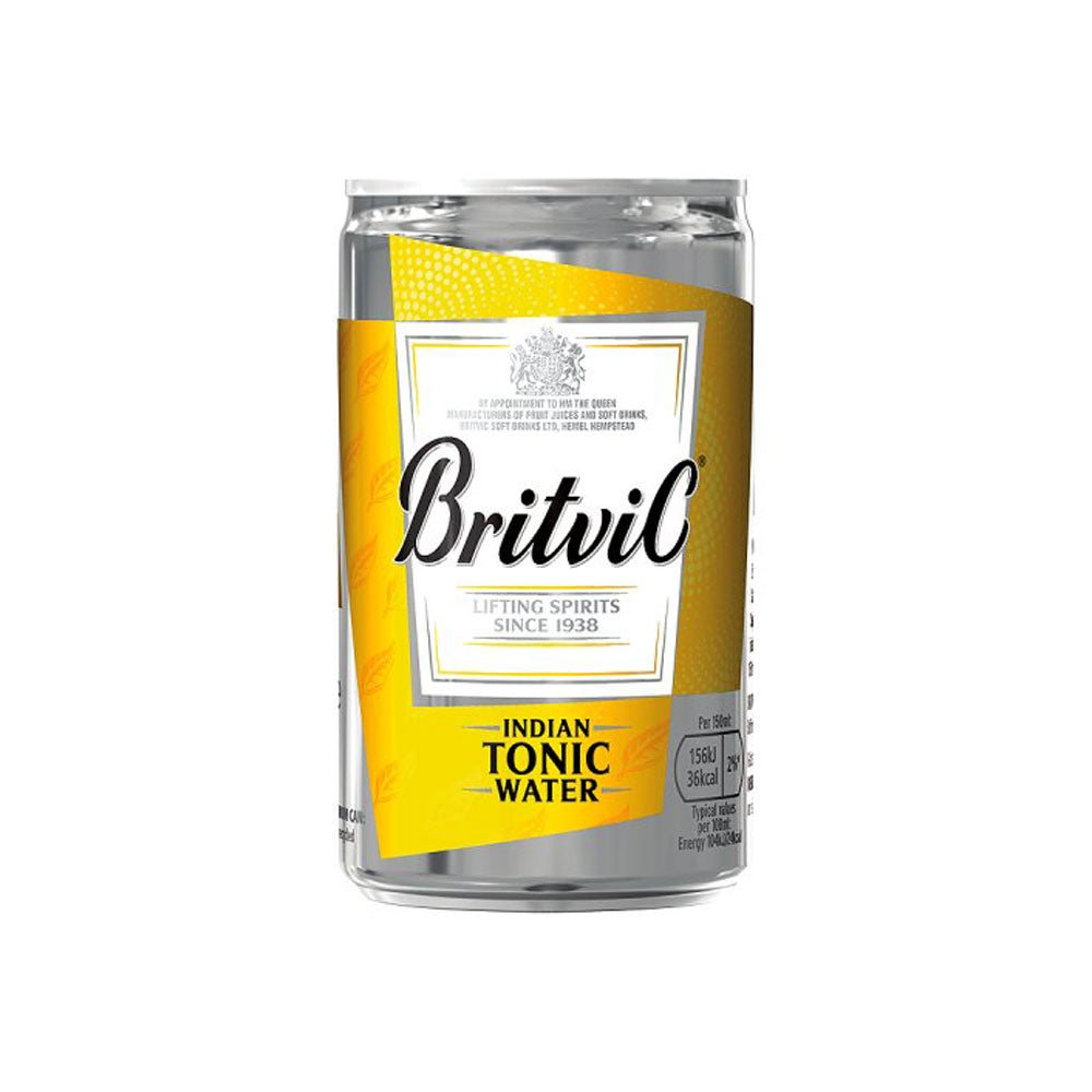 Britvic Indian Tonic Water Cans 24x150ml