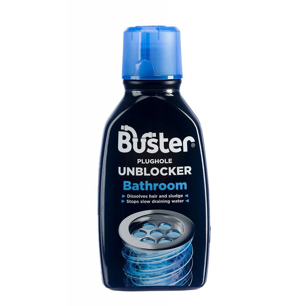 Buster Plughole Unblocker Bathroom 300ml - NWT FM SOLUTIONS - YOUR CATERING WHOLESALER