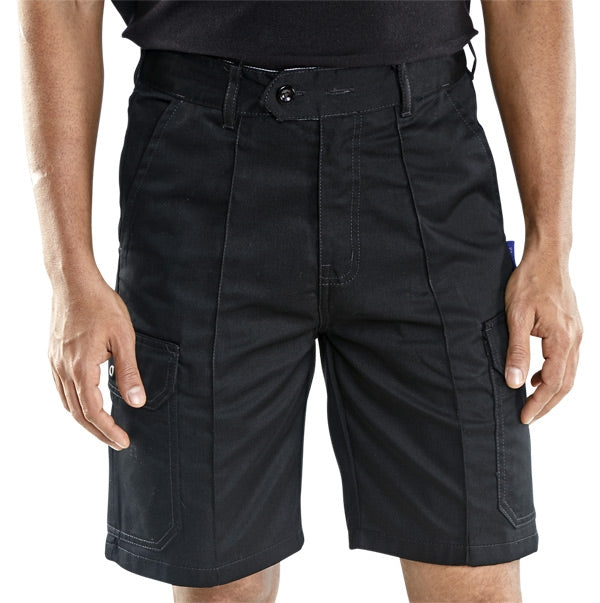 Super Beeswift Workwear Black 32 Shorts - NWT FM SOLUTIONS - YOUR CATERING WHOLESALER